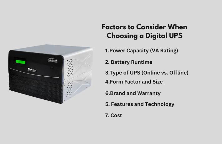 Discover essential tips for choosing a digital UPS, including power, battery, and features.